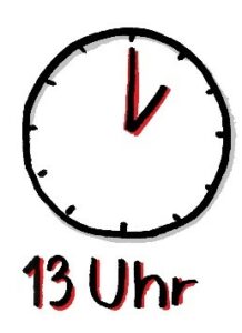 13 Uhr